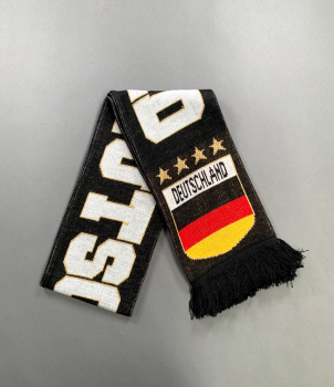 Deutschland - Schal schwarz/gold